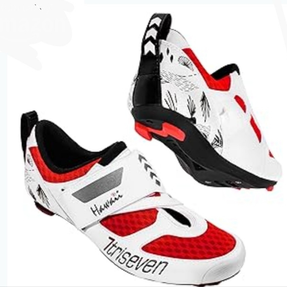 TriSeven Premium Nylon Triathlon Cycling Shoes Size EU 39, Women's 8, Men's 7